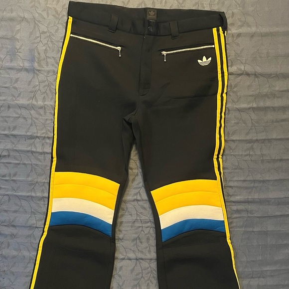 Adidas Ukraine Soccer Goalie Pants Size Large Cushioned - Picture 2 of 14